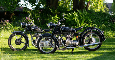 Historische BMW Motorräder BMW R 25/2 und R 25/3